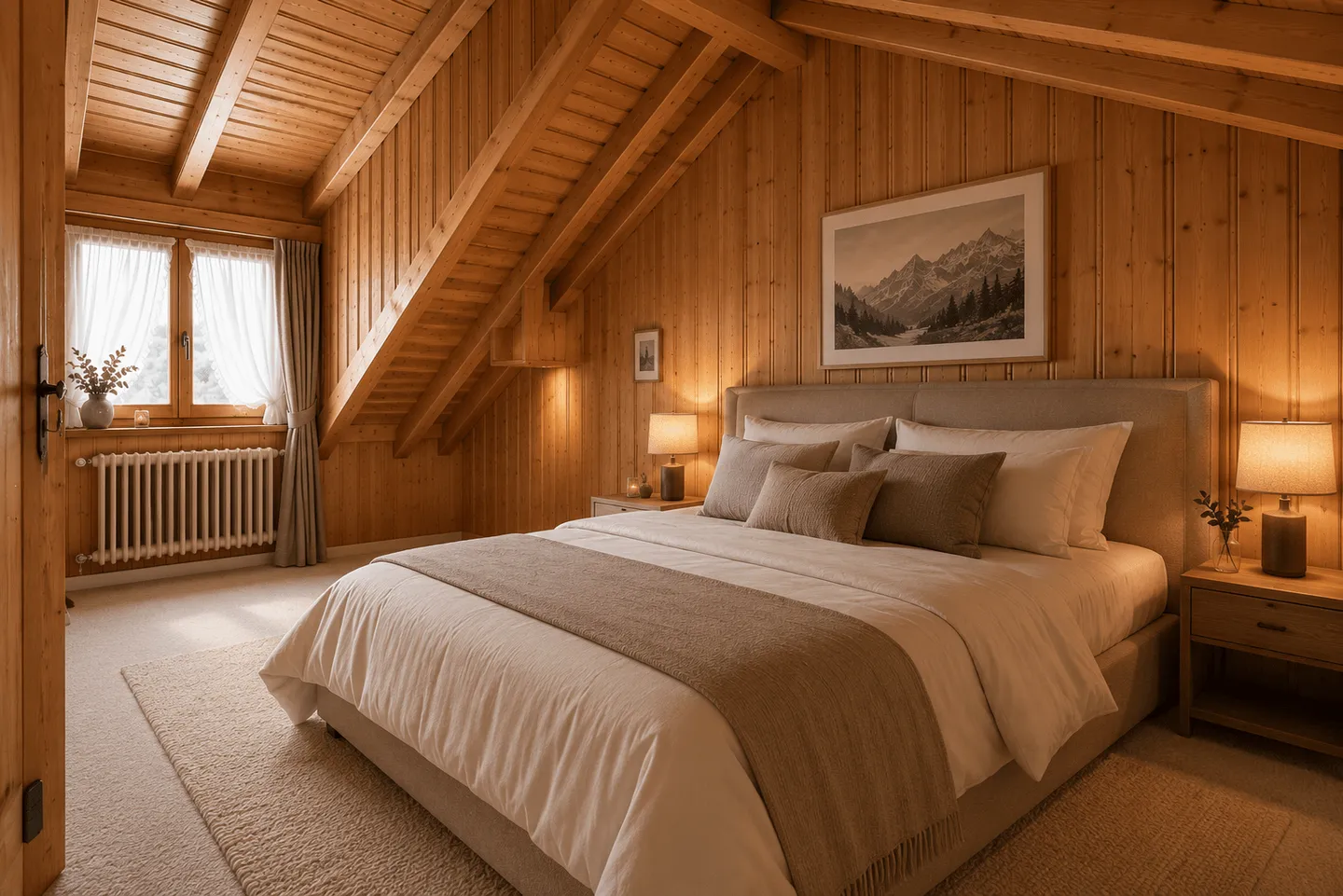 LES DIABLERETS - GEMÜTLICHE 2,5-ZIMMER-WOHNUNG IM DACHGESCHOSS - Foto 7 von 13