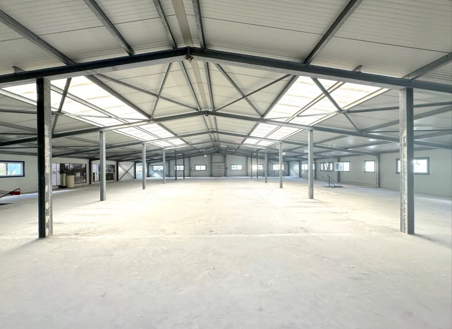 SIERRE - HALLE INDUSTRIELLE DE 2'200 M2 AVEC PROJET DE TRANSFORMATION - Foto 5 di 13