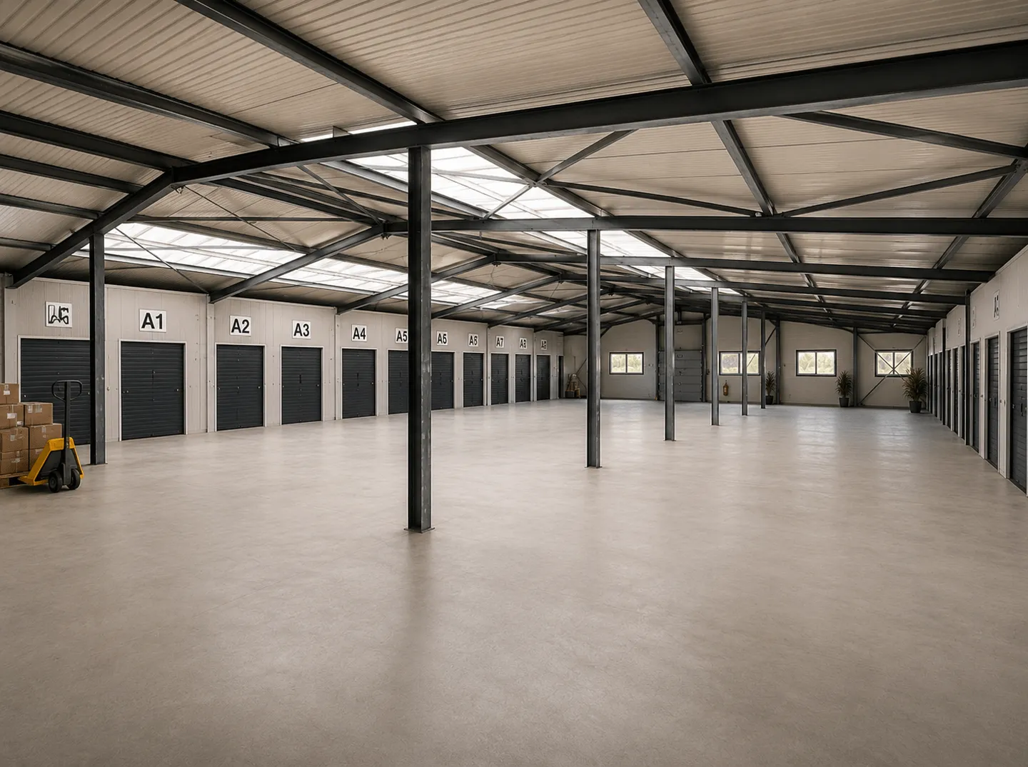 SIERRE - HALLE INDUSTRIELLE DE 2'200 M2 AVEC PROJET DE TRANSFORMATION - Foto 10 di 13