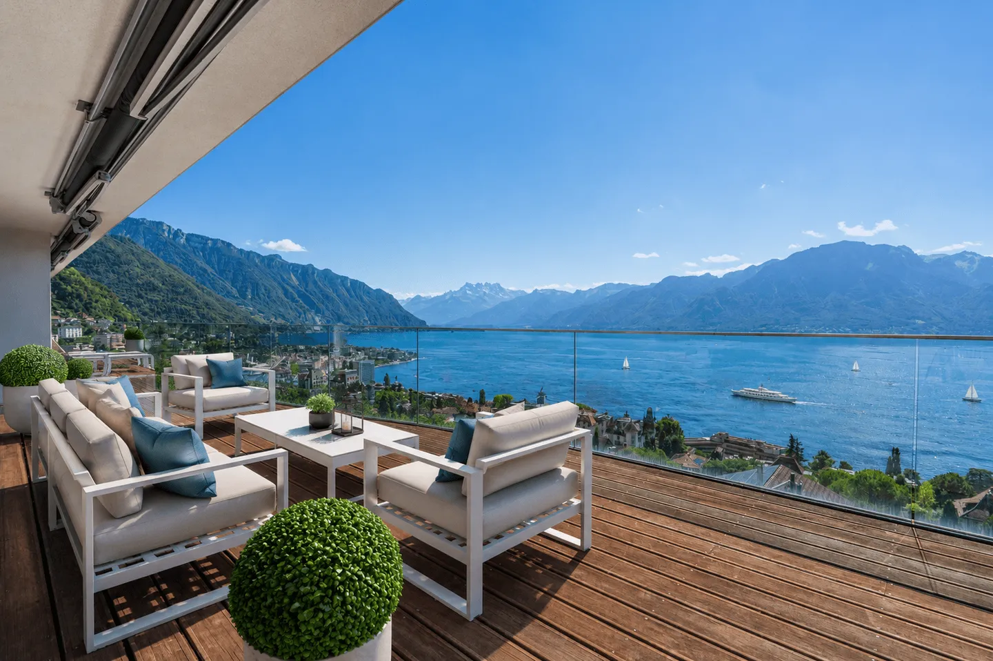 MONTREUX - EXCEPTIONAL PENTHOUSE WITH PANORAMIC VIEW - Photo 3 of 12
