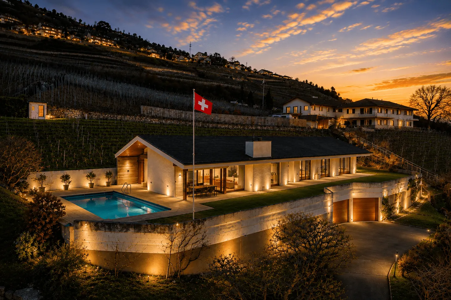 CORSEAUX - PROPERTY IN THE VINES WITH A BREATHTAKING VIEW - Photo 1 of 13