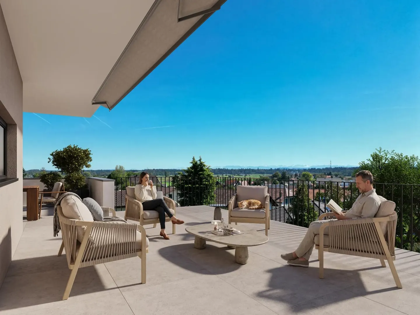 Penthouse mit Terrasse in Niederbipp - Foto 1 von 11