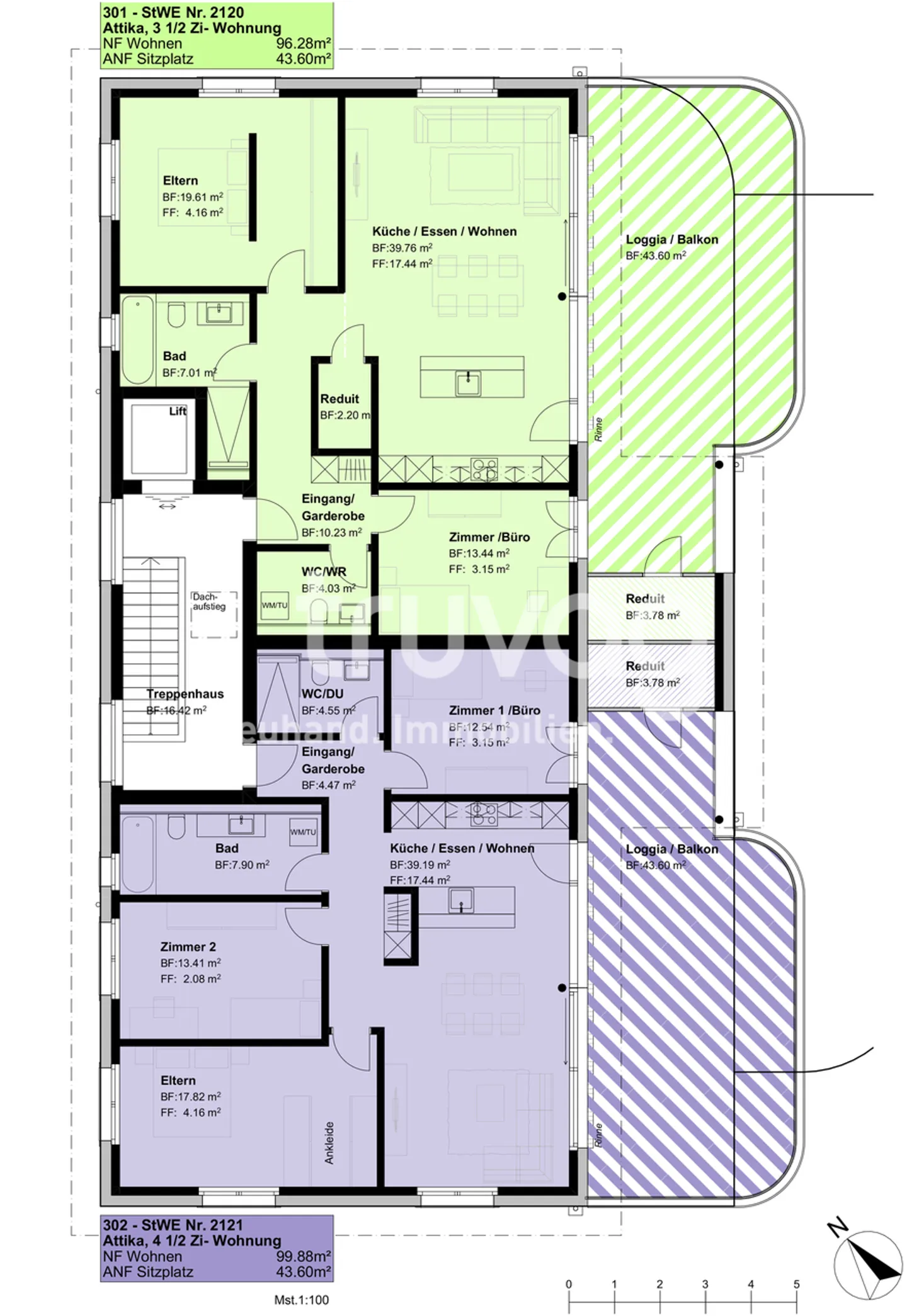 Moderne Familienhäuser in Hergiswil - Foto 3 von 7