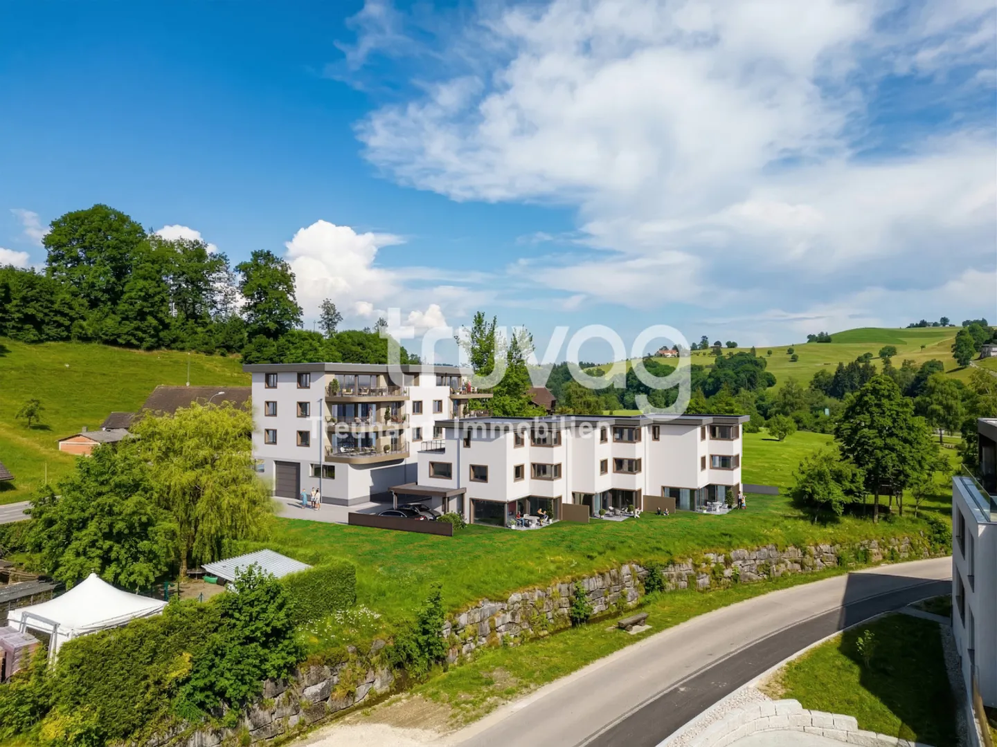 Moderne Familienhäuser in Hergiswil - Foto 1 von 7