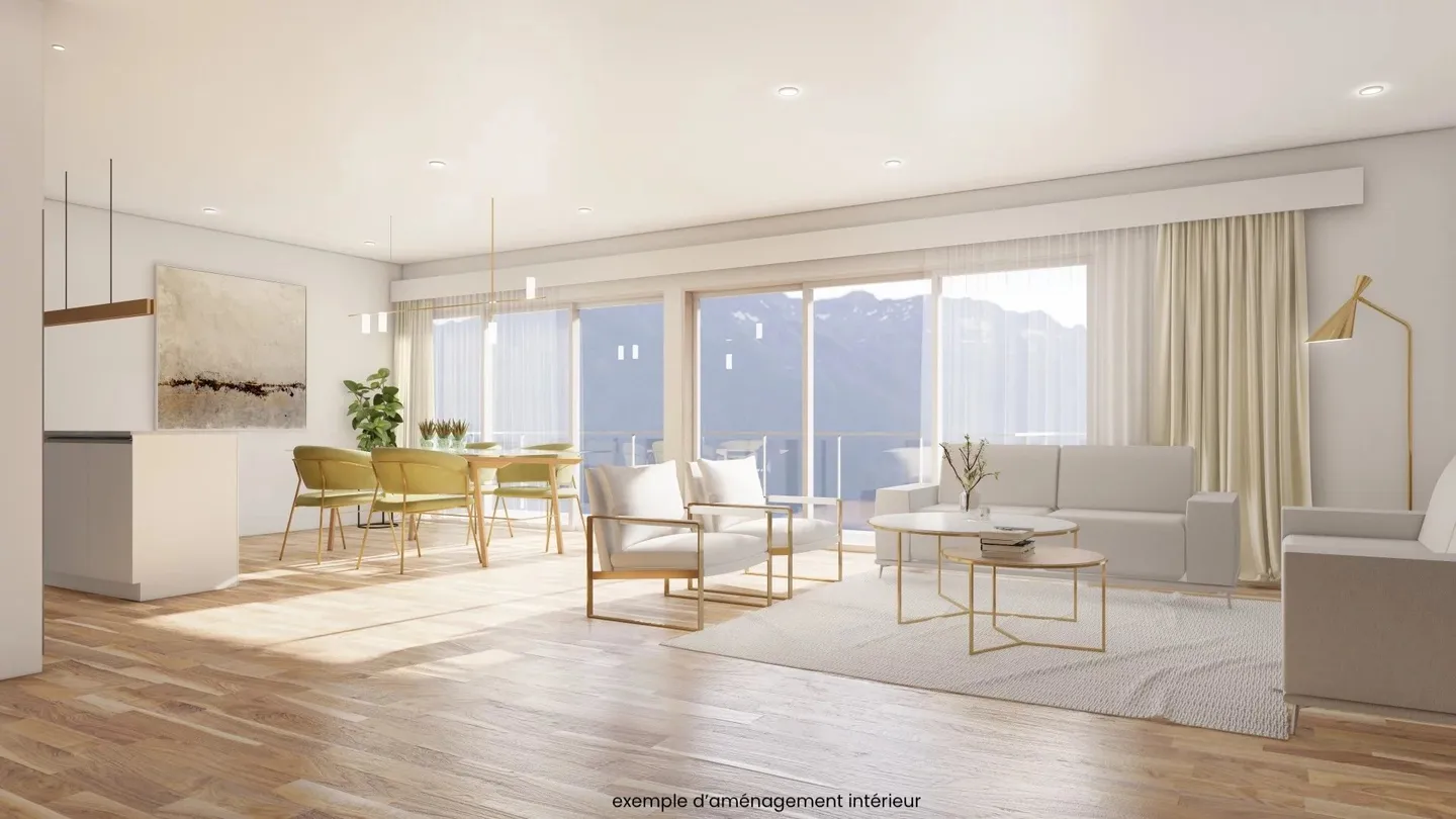 Savièse | 3.5-room apartment with terrace in the heart of St-Germain - Photo 3 of 13