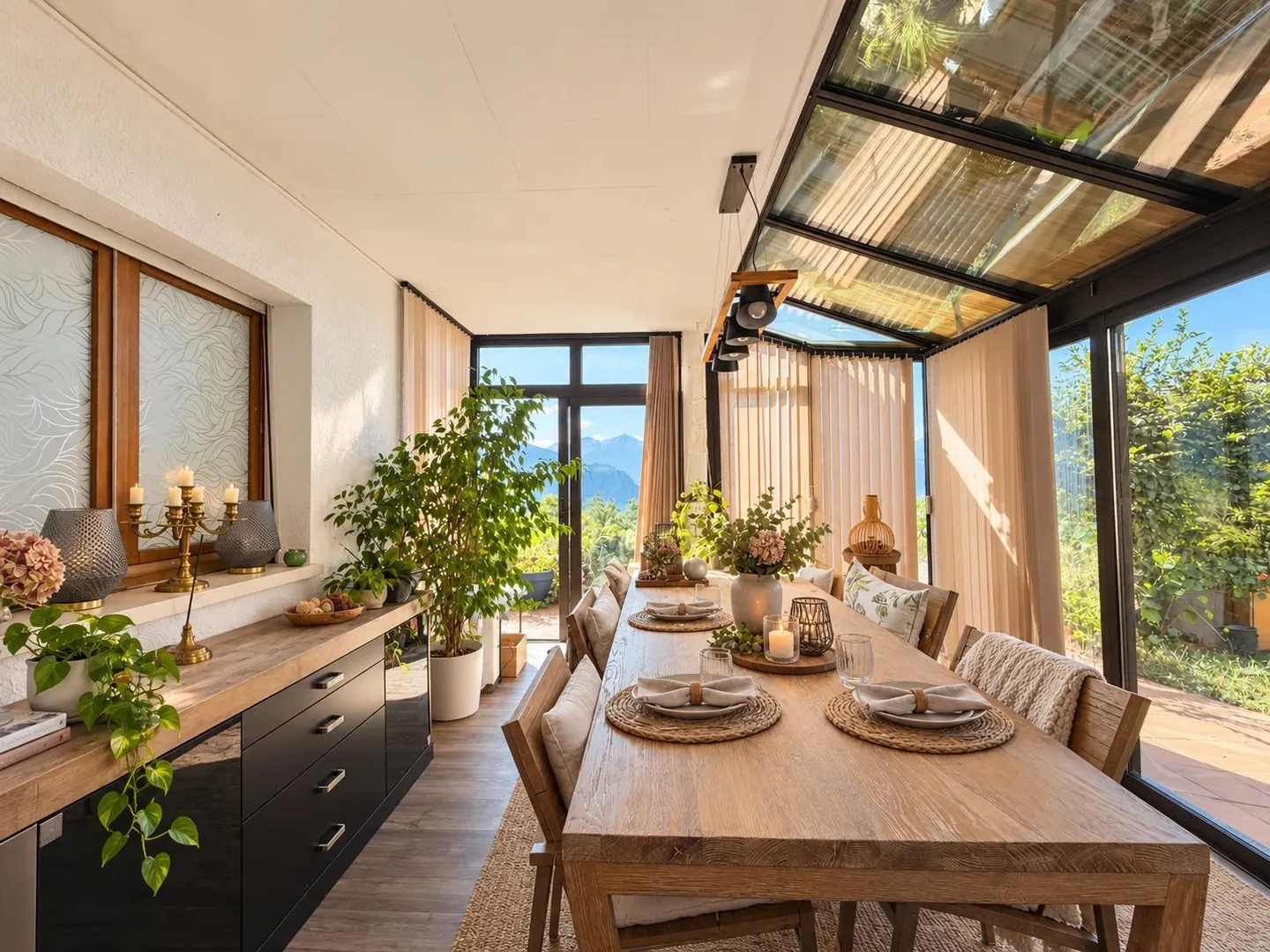 Ayent | Grande maison de deux appartements avec vue panoramique - Photo 5 sur 13