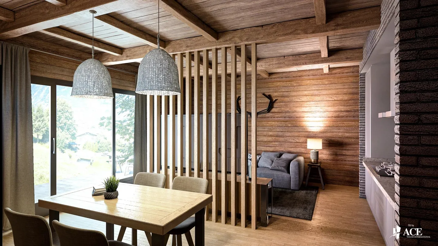 New 5.5-room chalet in the Heights of Saxon - Photo 2 of 6