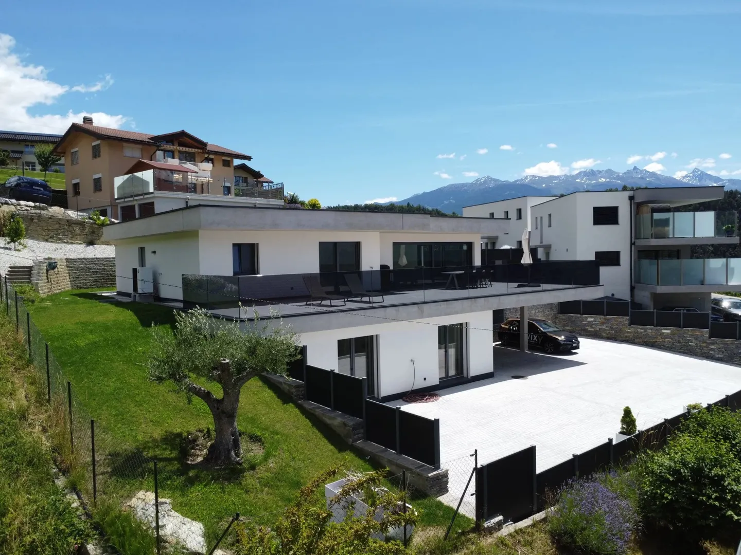 Chandolin-près-Savièse | Eccezionale villa contemporanea con ampia terrazza panoramica - Foto 1 di 13