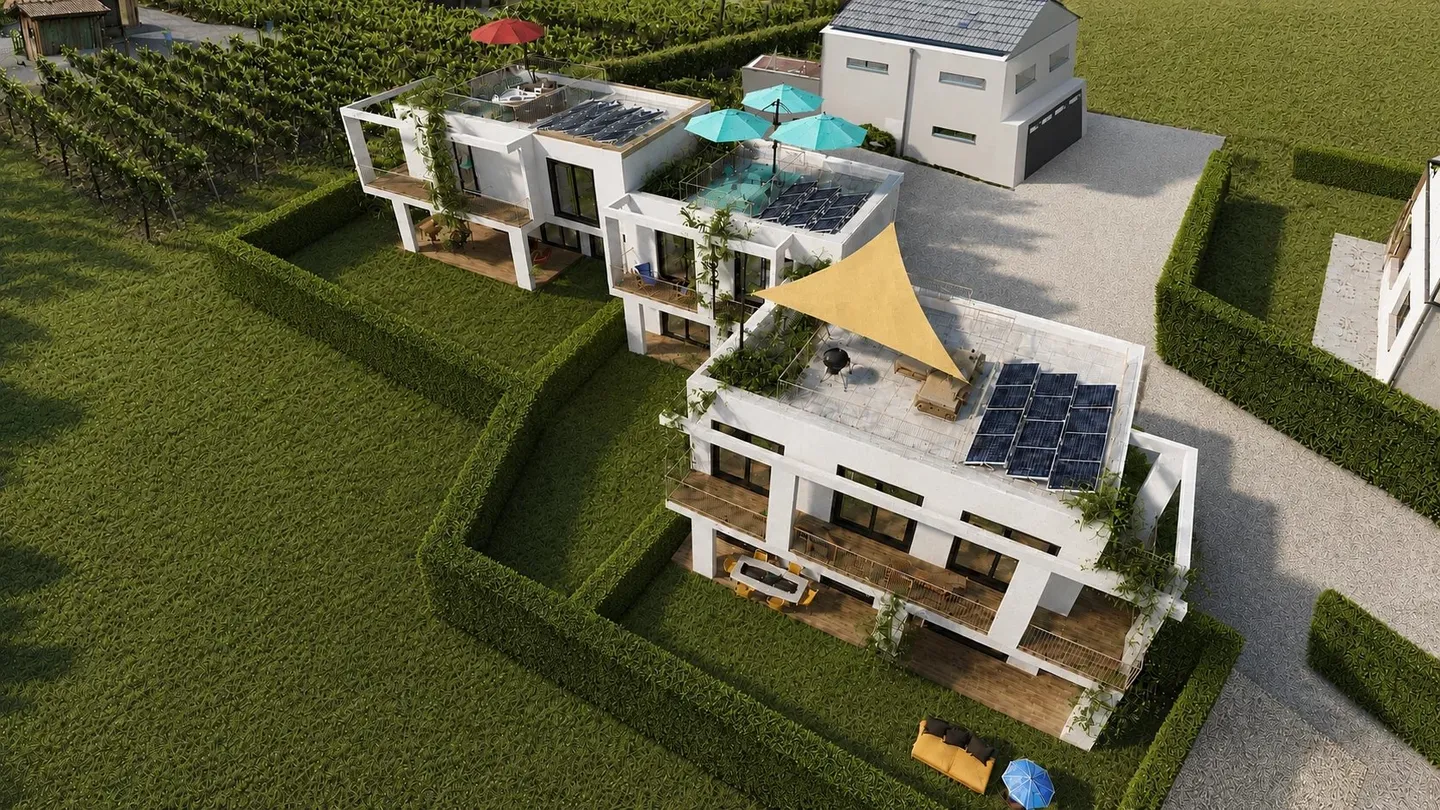 Riddes | Sublime project of 3 contemporary villas with Roof-Top - Photo 2 of 2