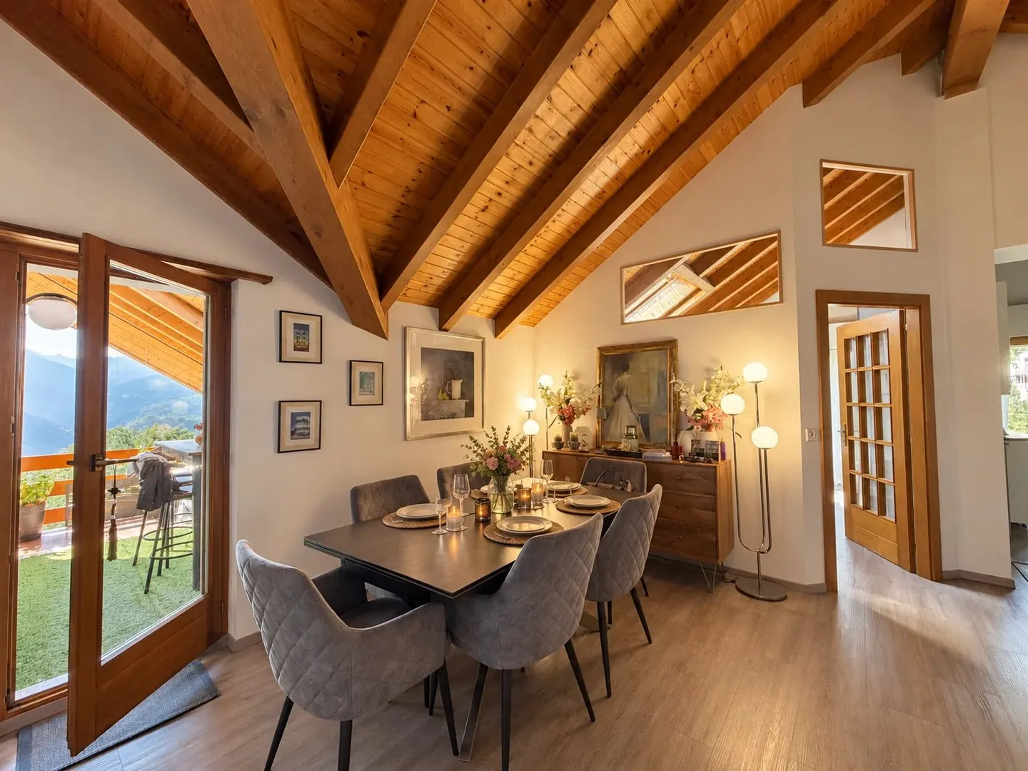Ayent | Grande maison de deux appartements avec vue panoramique - Photo 12 sur 13