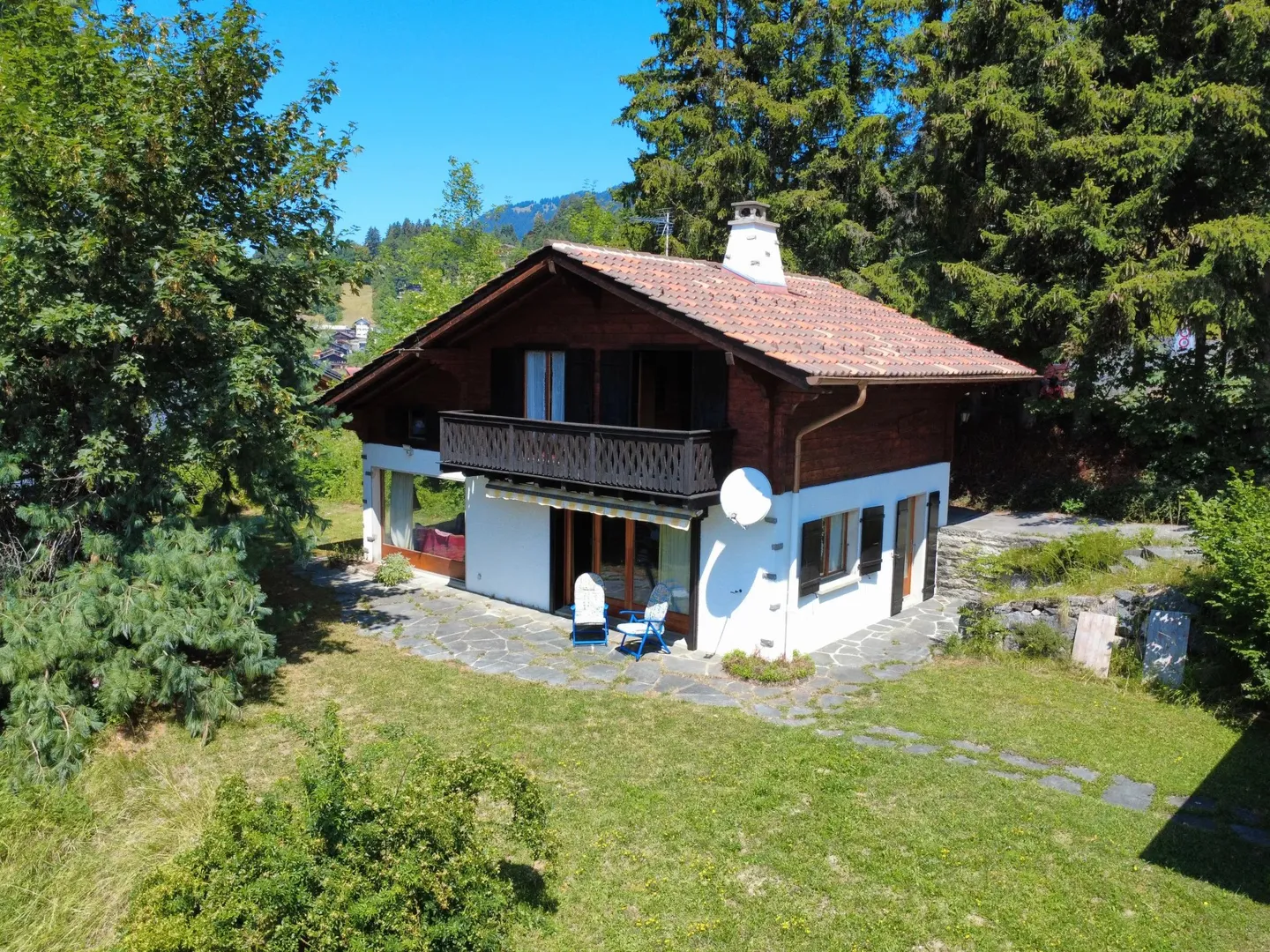 Chalet individuel avec dépendance et vue panoramique sur le Mont-Blanc - Photo 1 of 13