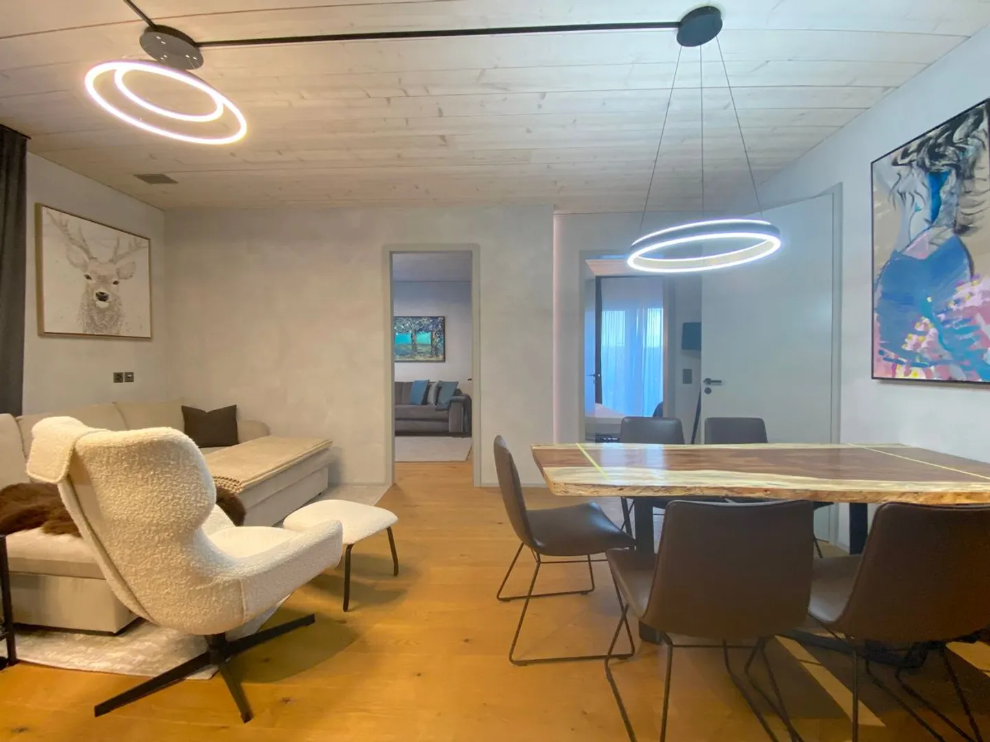 Moderne möblierte 3.5-Zimmer-Wohnung zur Miete in Andermatt - Photo 6 of 11