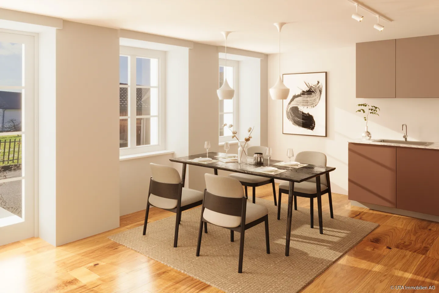 Pintenwirtschaft - New 6.5-room corner townhouse in historic area - Photo 1 of 4