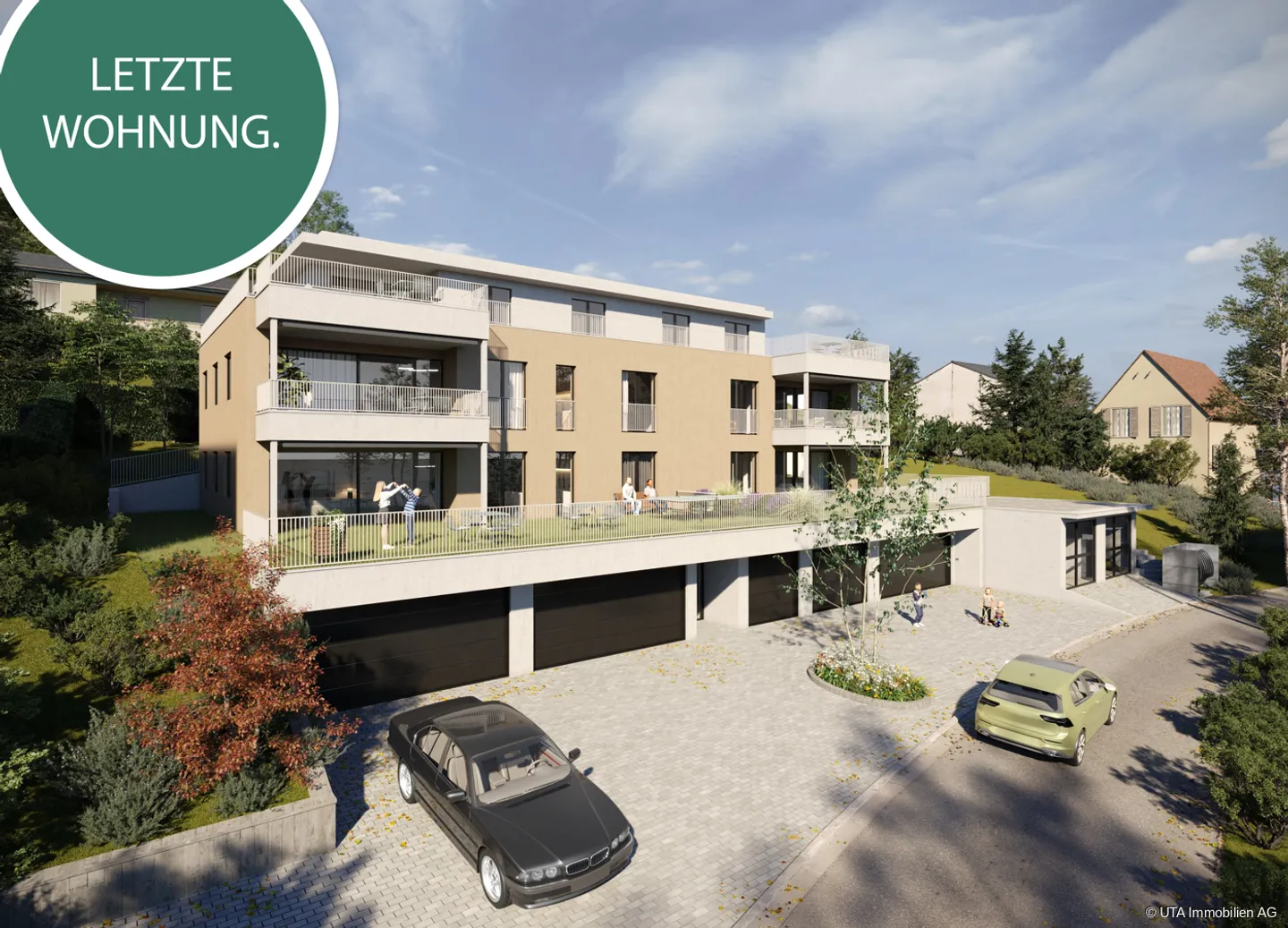 BAUSTART ERFOLGT ! letzte moderne 3.5-Zimmer-Neubauwohnung mit Gartena - Foto 3 von 3