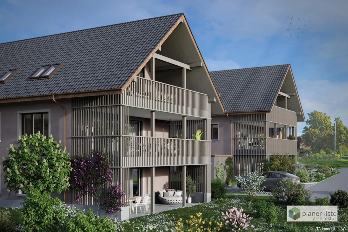 Appartamenti nuovi attraenti nel verde - Foto 3 di 6