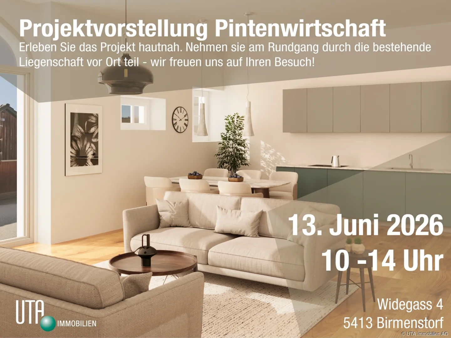 Charmantes Reihenhaus in Birmenstorf - Foto 1 von 5