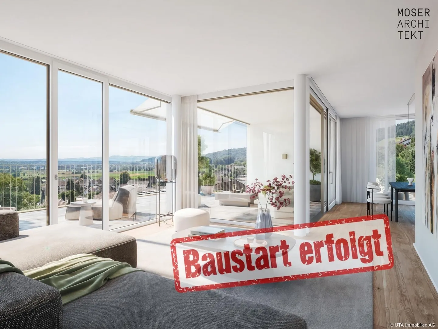 Nouvel appartement en attique avec vue sur les montagnes - Photo 1 sur 11