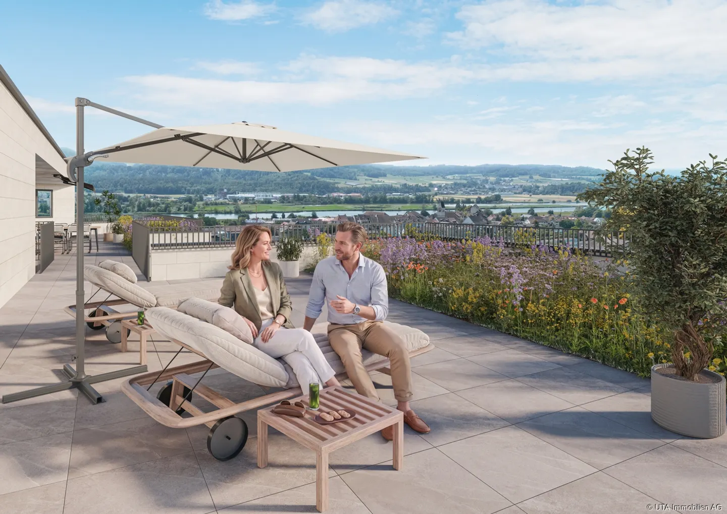 Appartamento terrazza esclusivo di 4,5 stanze in posizione sud non ostacolata - Foto 5 di 5