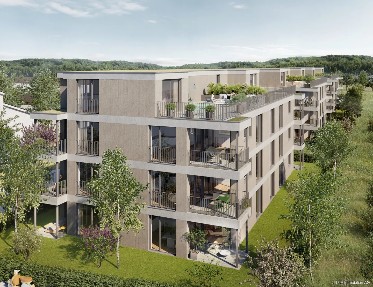 Appartamenti nuovi di 2,5 locali attraenti in una posizione tranquilla e centrale - Foto 2 di 3