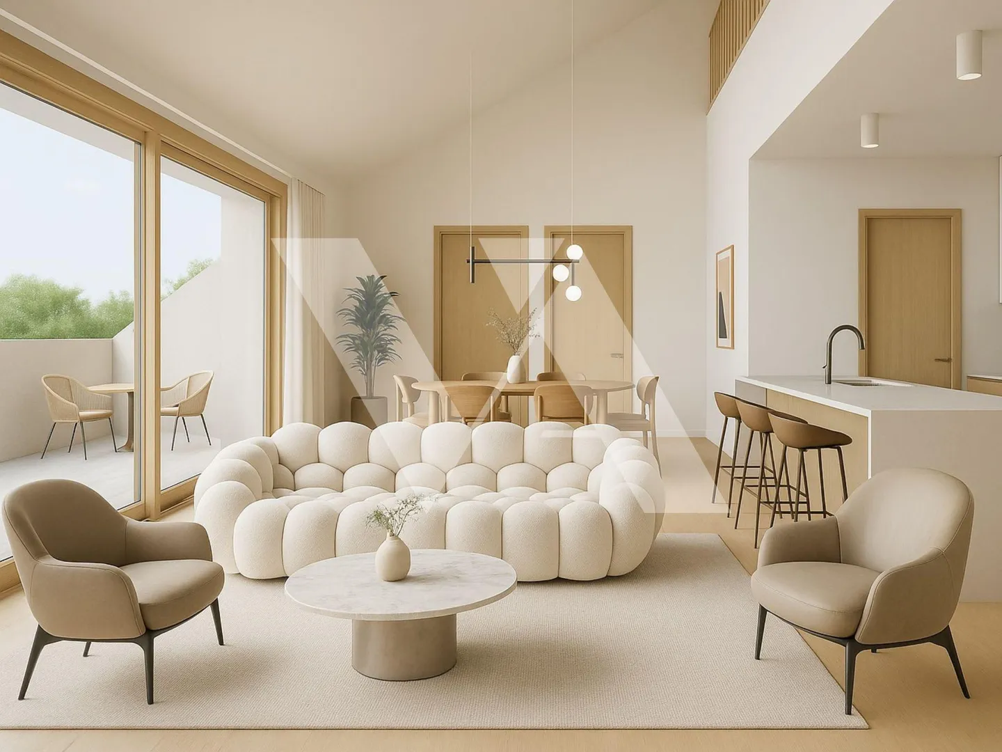 In vendita in costruzione - Appartamento di 2,5 locali con giardino - Foto 3 di 7