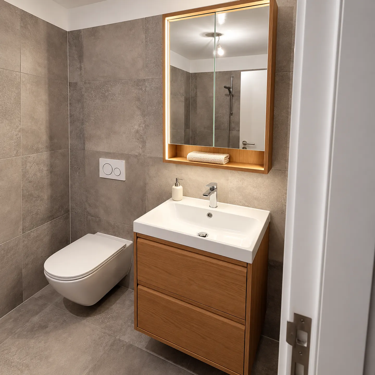 In affitto - Appartamento duplex di 4,5 locali con giardino a Chéserex - Foto 12 di 13