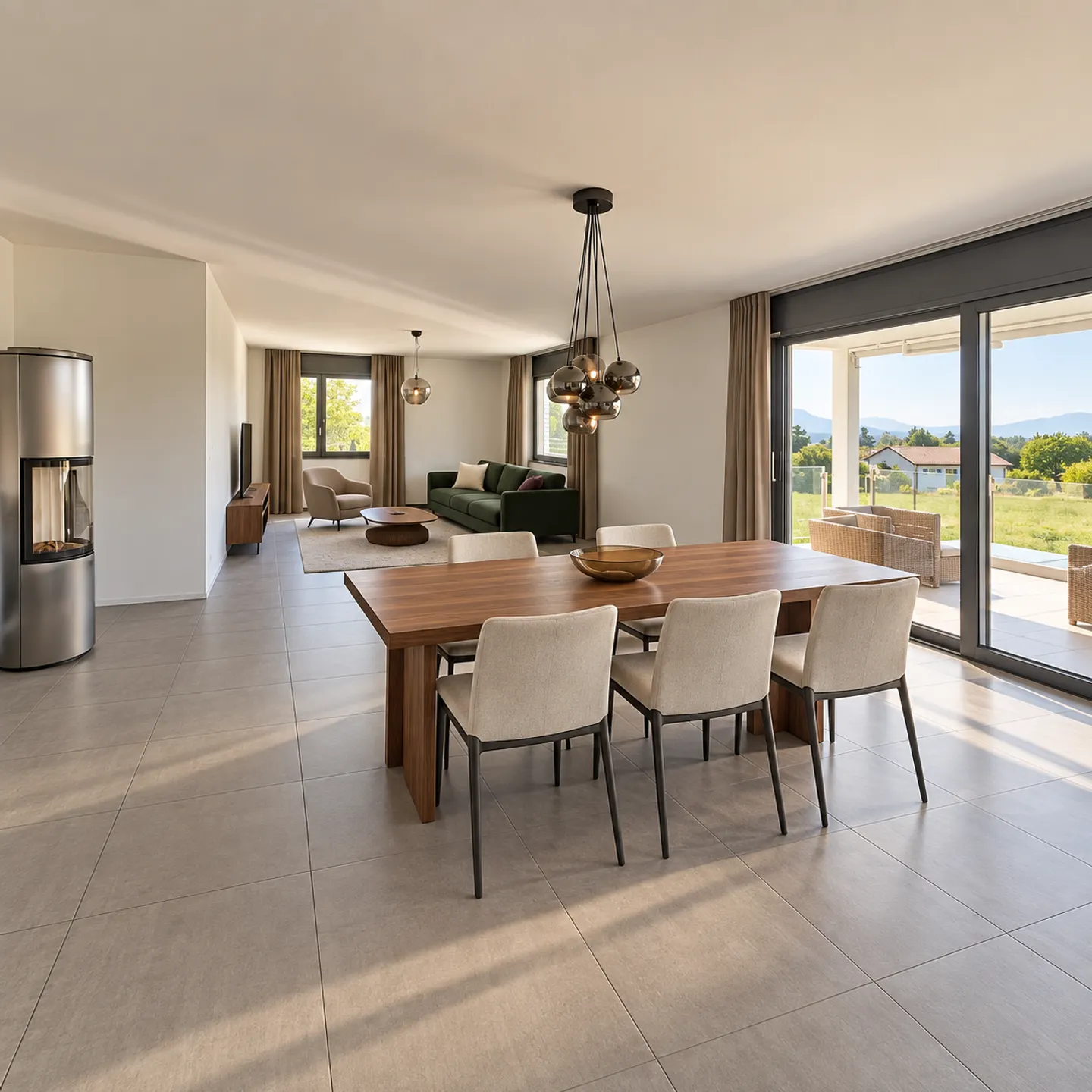 À louer à Commugny - Bel appartement de 5.5 pièces avec grande terrasse privative - Foto 2 von 9