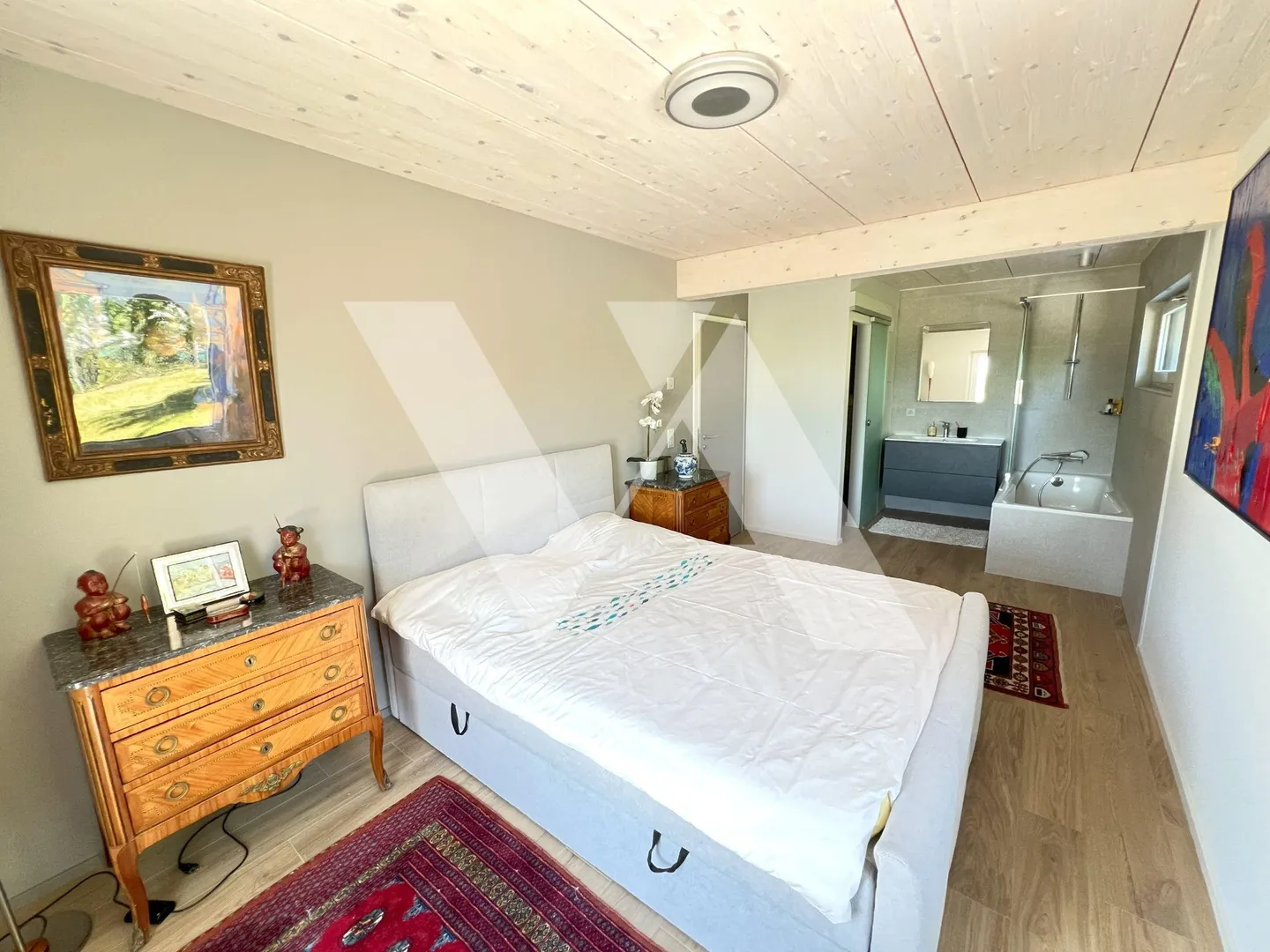 In vendita - Villa contemporanea con vista panoramica sul lago e le Alpi - Foto 9 di 12