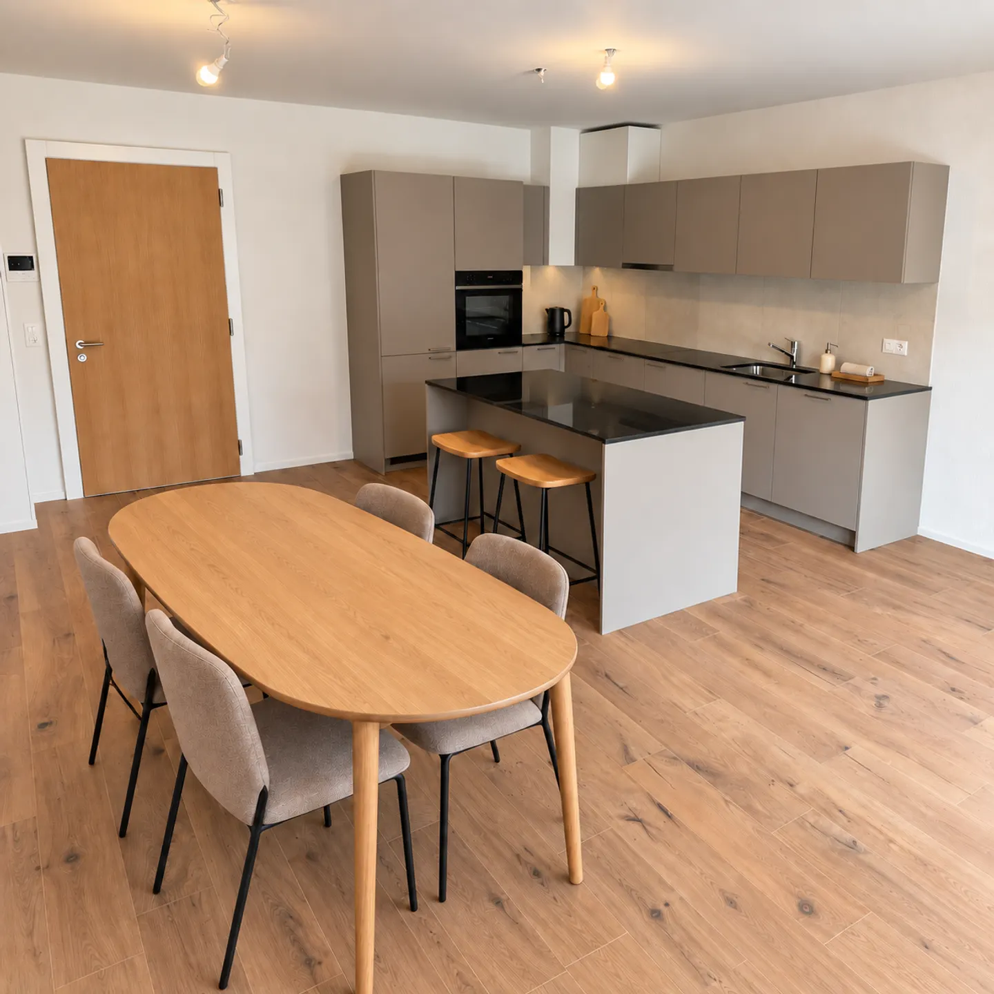 Zu vermieten - Neue 2,5-Zimmer-Wohnung mit großem Balkon in Duillier - Foto 2 von 6