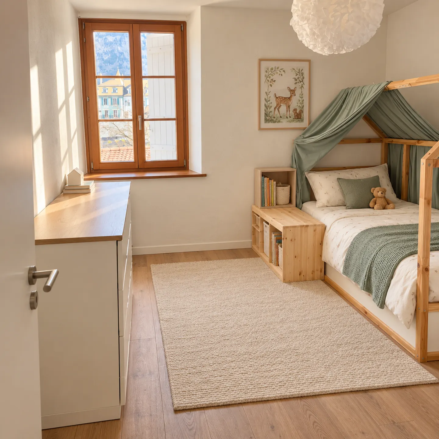 In affitto - Appartamento duplex di 4,5 locali con giardino a Chéserex - Foto 13 di 13