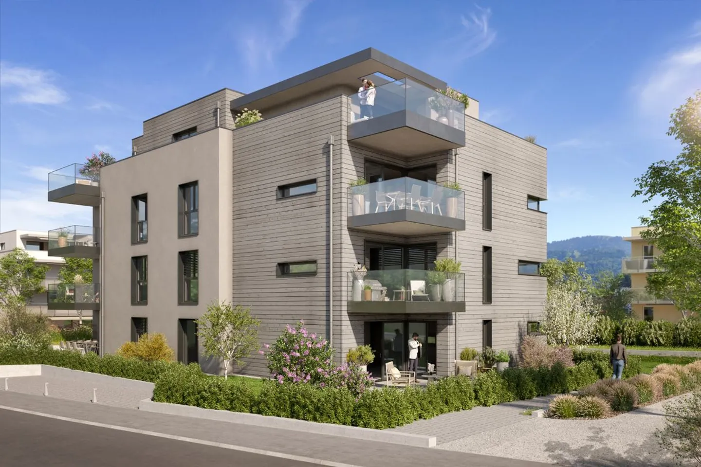 Bel appartement avec terrasse et jardin au rez-de-chaussée - Foto 1 von 4