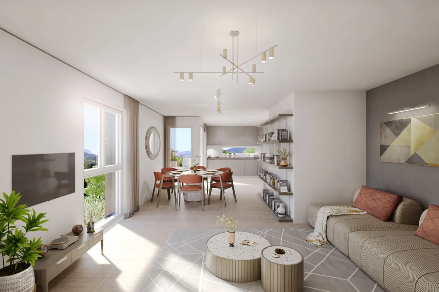 Bel appartement avec terrasse et jardin au rez-de-chaussée - Foto 4 von 4