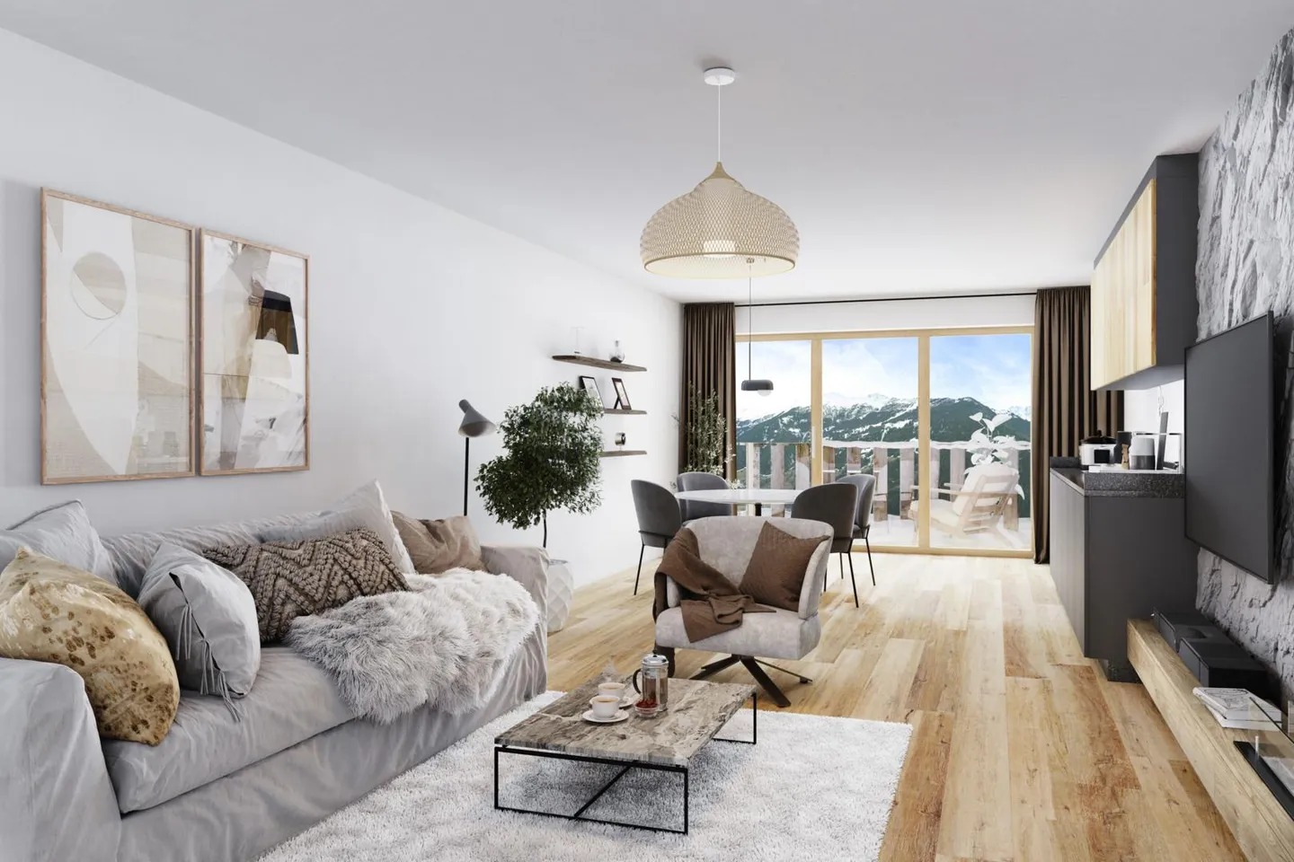 A Verbier-Village, residenza principale di 3.5 stanze in costruzione - Foto 2 di 9