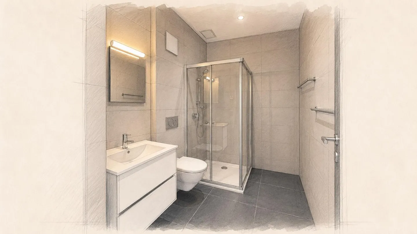 Magnifique appartement de 1,5 pièces en plein centre du village de Bramois - Foto 7 von 13