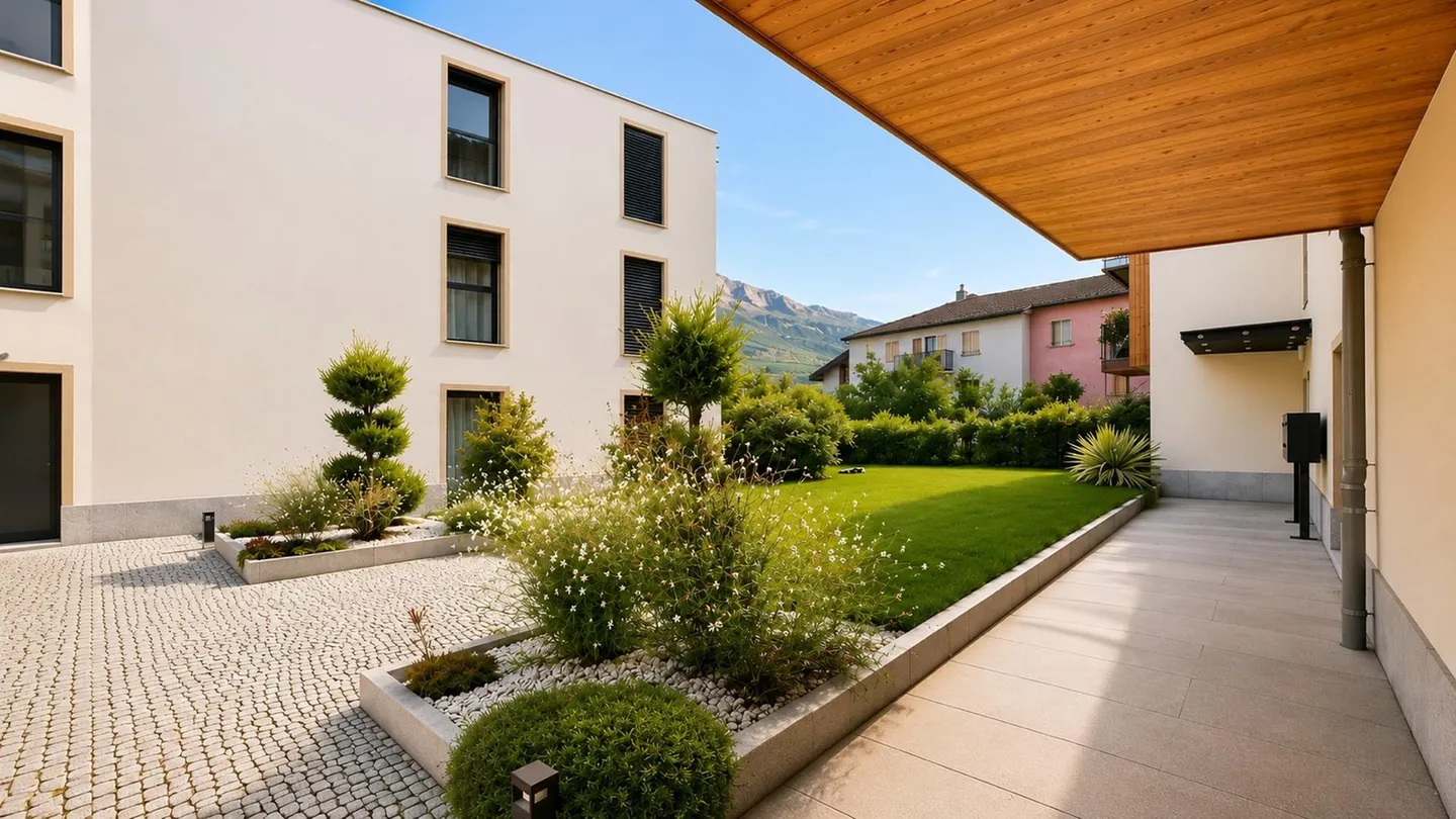 Magnifique appartement de 1,5 pièces en plein centre du village de Bramois - Foto 8 von 13