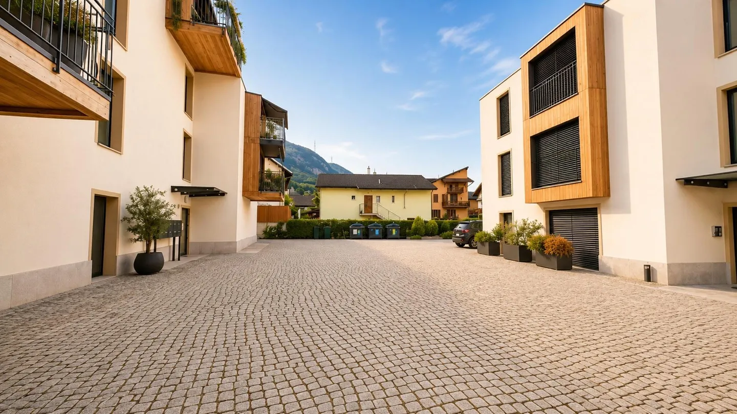 Magnifique appartement de 1,5 pièces en plein centre du village de Bramois - Foto 9 von 13