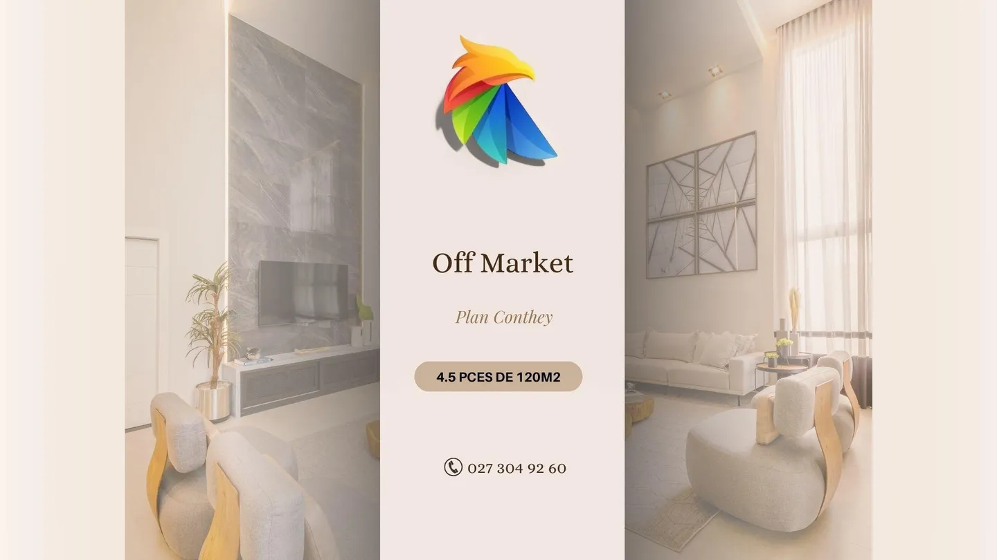 Appartement 4.5 pces de 120 m2 à Plan Conthey - Photo 1 sur 1