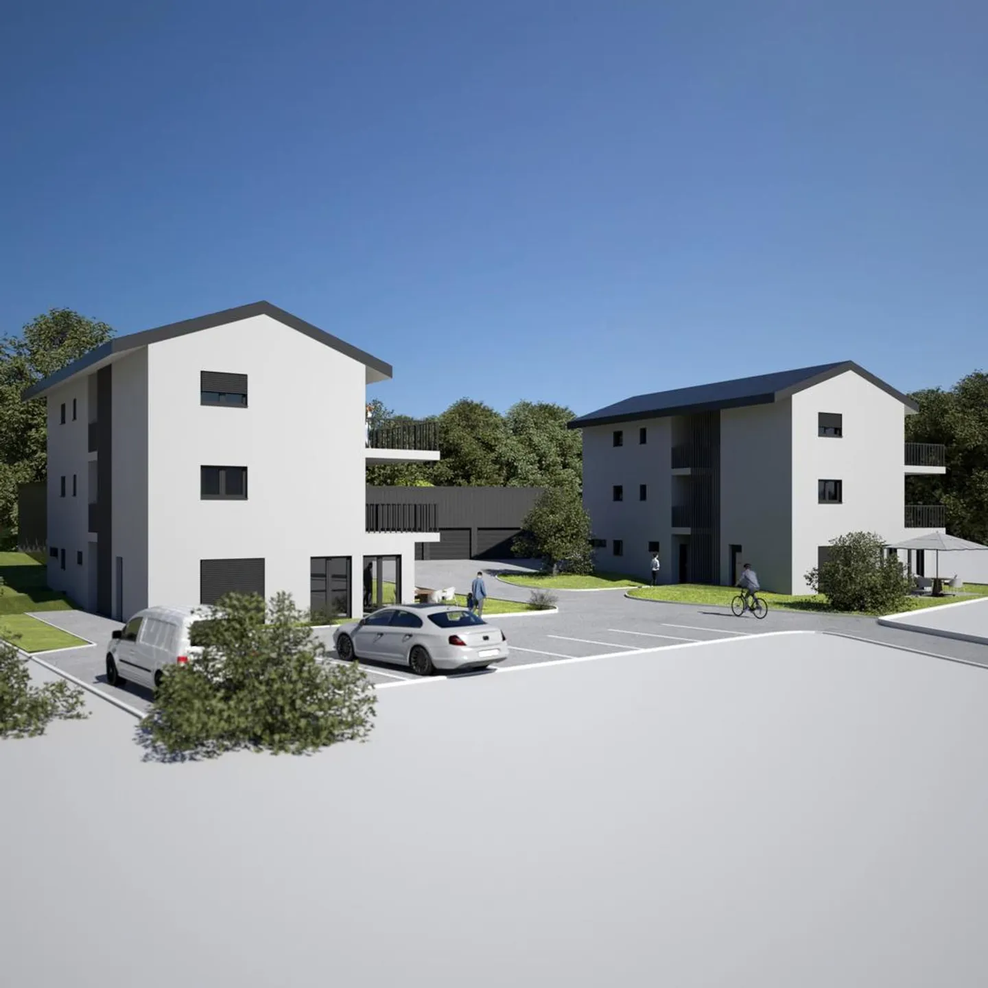 Terrain constructible avec permis de construire en force - Projet de deux immeubles résidentiels - Photo 4 sur 5