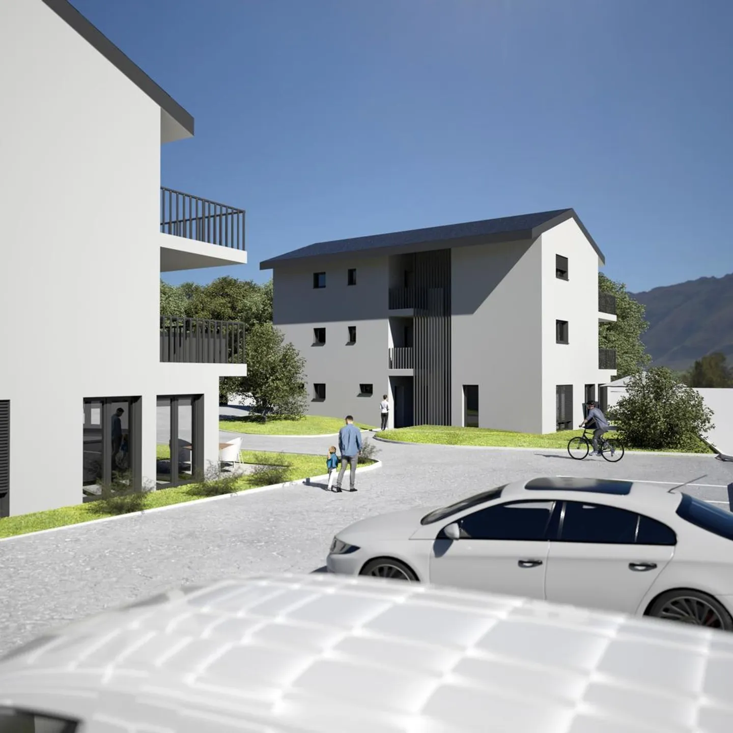 Terrain constructible avec permis de construire en force - Projet de deux immeubles résidentiels - Photo 3 sur 5