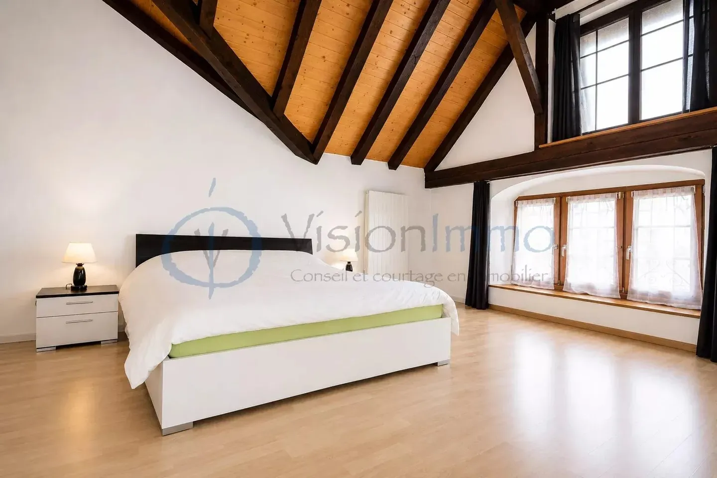 Duplex de caractère avec mezzanine et volume cathédrale - Photo 5 sur 6