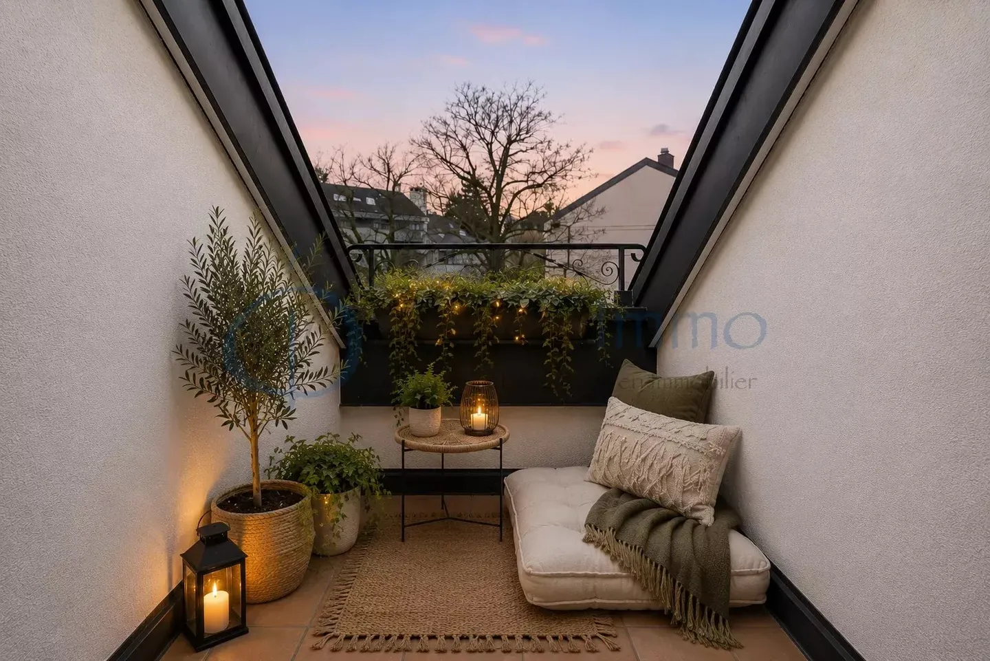 Charming penthouse in the heart of the village of Bernex - Photo 2 of 13