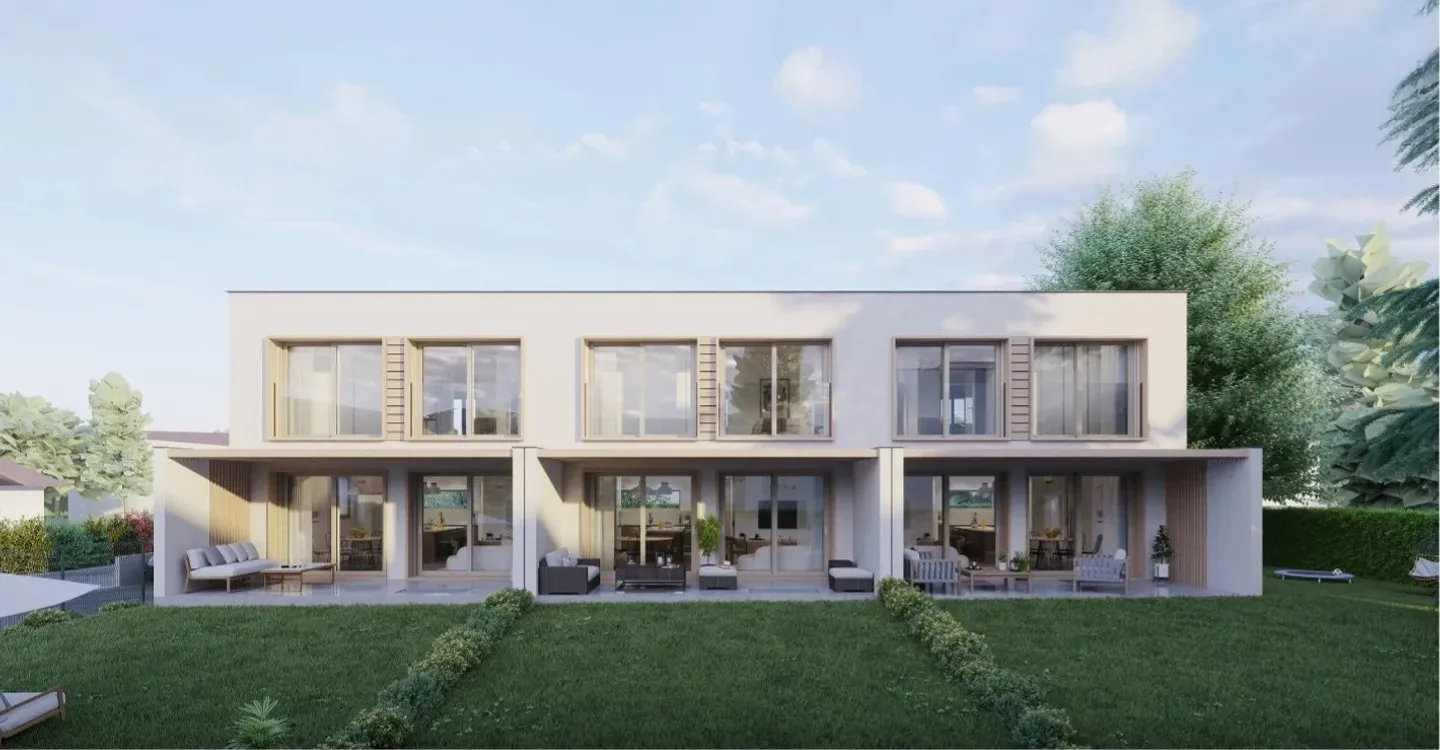 PROGETTO DI 3 VILLE A SCHIERA A THÔNEX - Foto 6 di 6