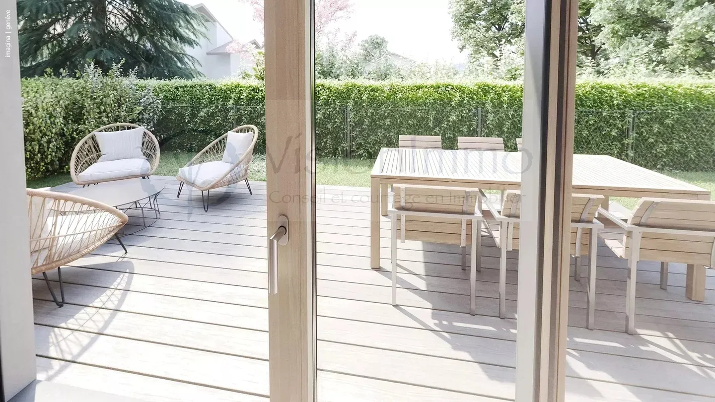 Appartamento nuovo a Vessy con giardino e rooftop (THPE) - Foto 2 di 5
