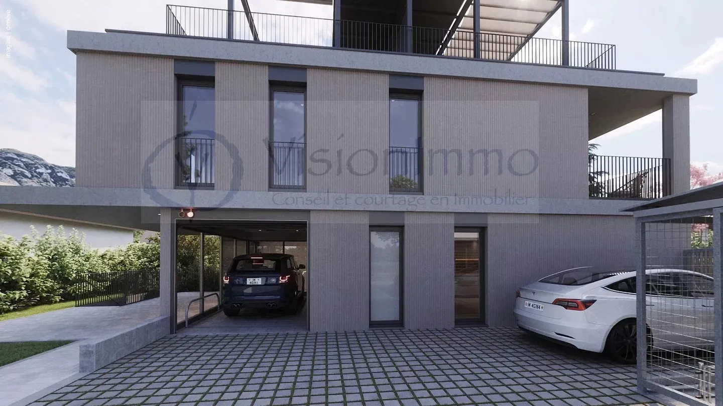 Appartamento nuovo a Vessy con giardino e rooftop (THPE) - Foto 5 di 5