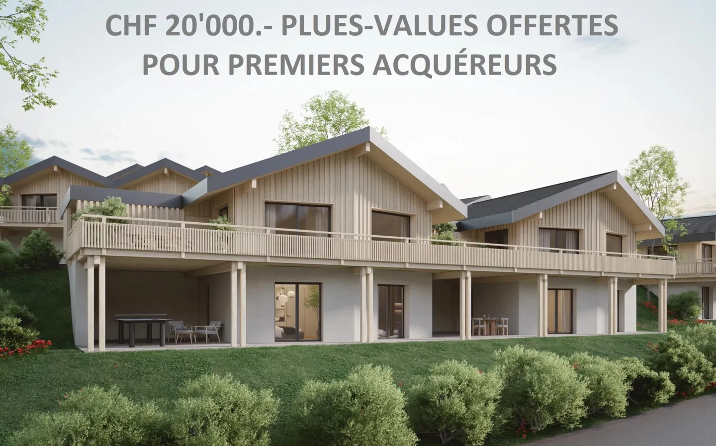 Magnifique chalet avec vue imprenable sur les 4000 valaisans proche de Crans-Montana - Foto 1 von 6