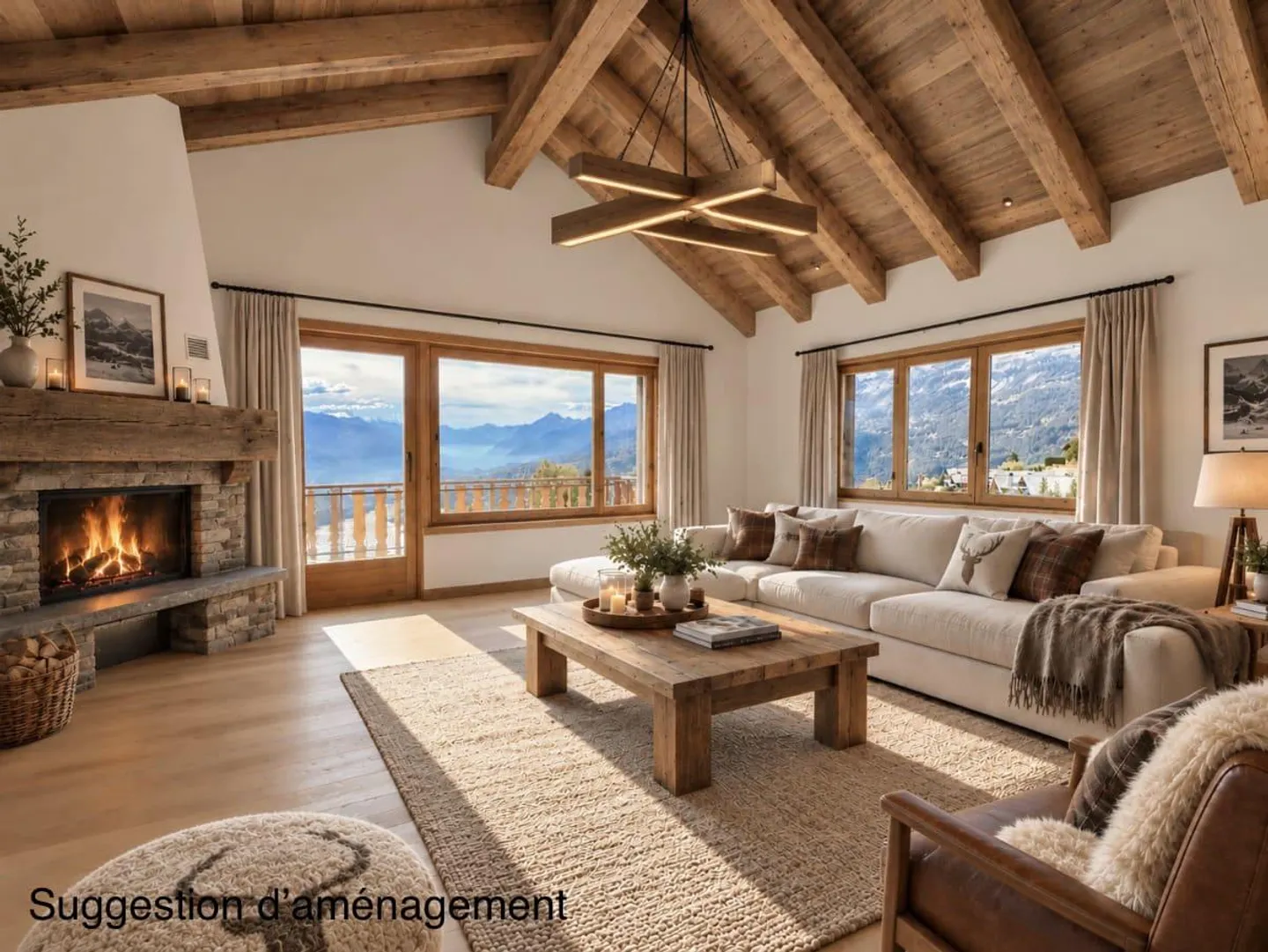 Grande chalet in un'oasi di pace alle porte di Crans-Montana - 2 appartamenti - Alto potenziale - Foto 11 di 11