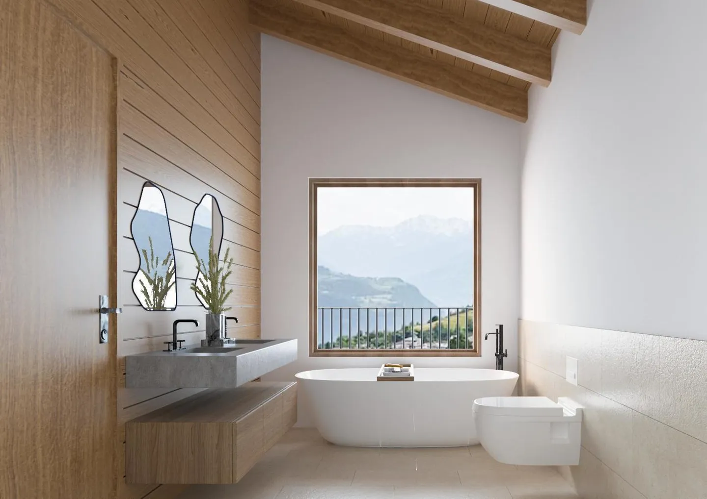 LENS Semi-Detached Chalet in Main Residence with Breathtaking View, Just Steps from the Center - Photo 8 of 9