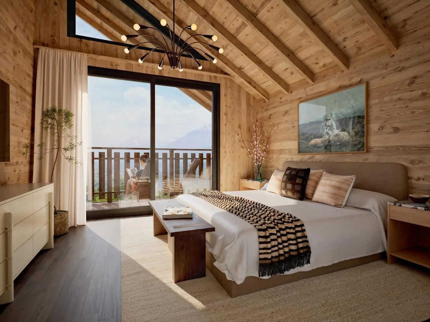 LENS Semi-Detached Chalet in Main Residence with Breathtaking View, Just Steps from the Center - Photo 6 of 9