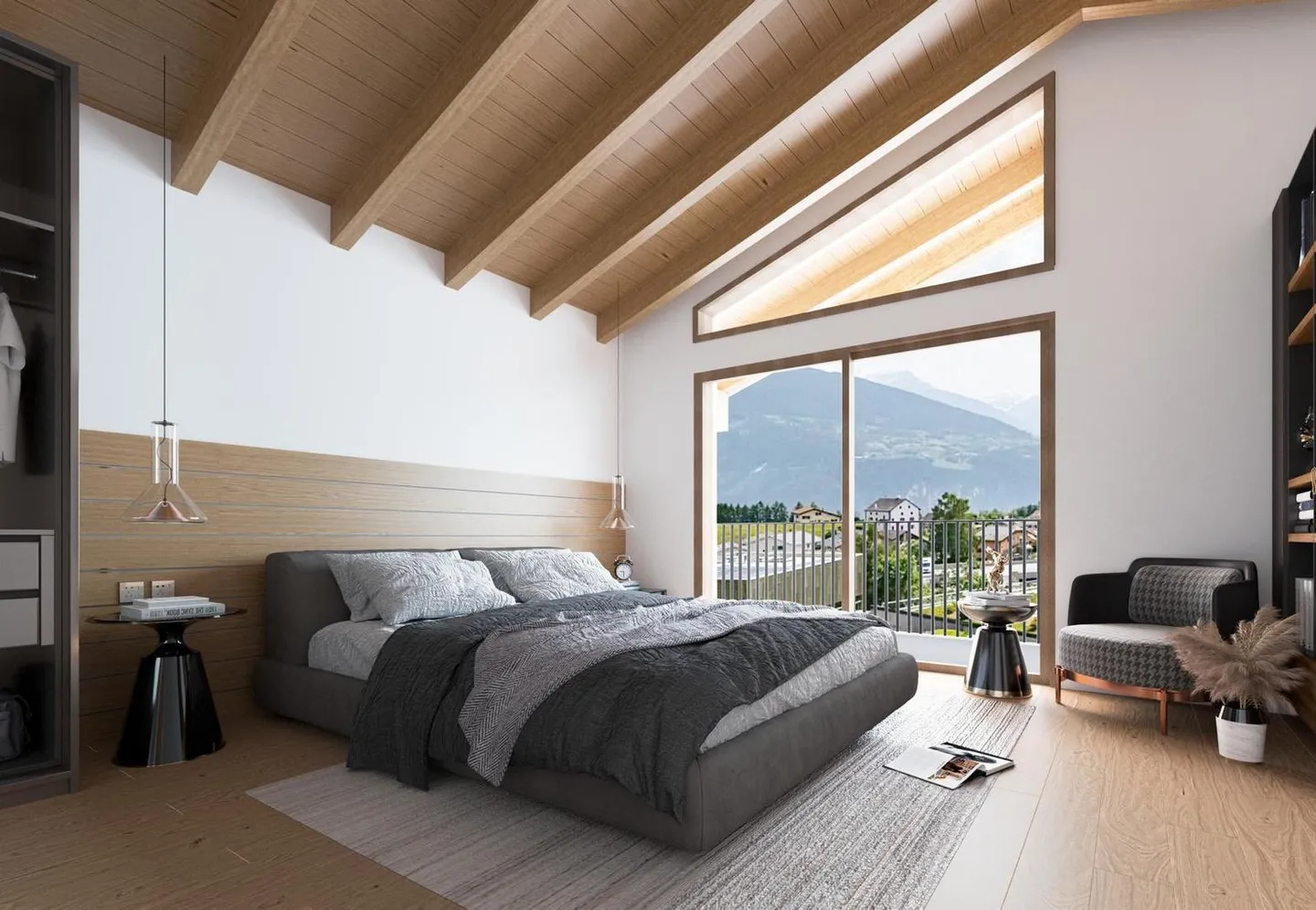 LENS Semi-Detached Chalet in Main Residence with Breathtaking View, Just Steps from the Center - Photo 5 of 9