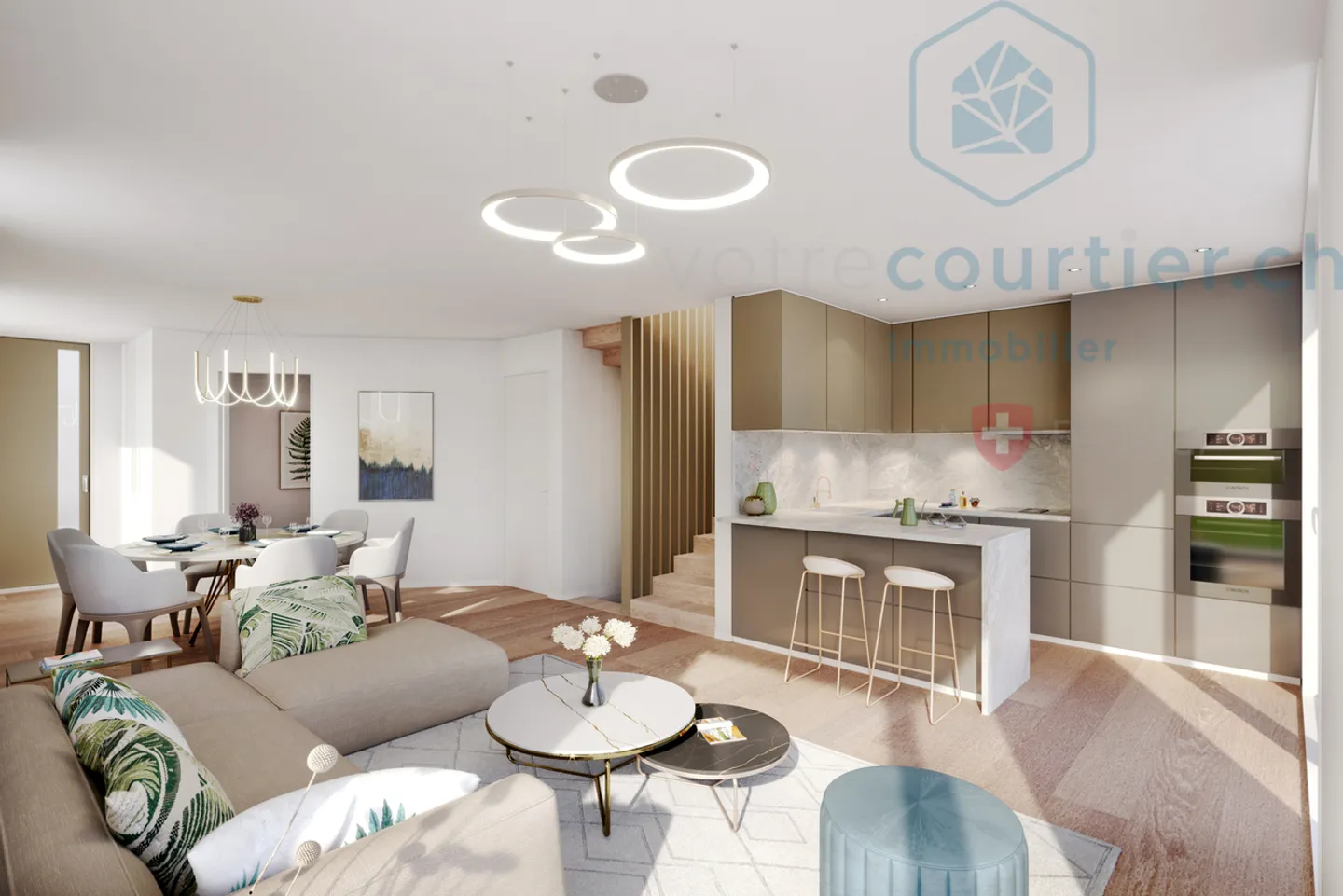 Teilweise Bergsicht vom Garten, neue Villa, Lieferung Ende 2025 - Foto 6 von 13