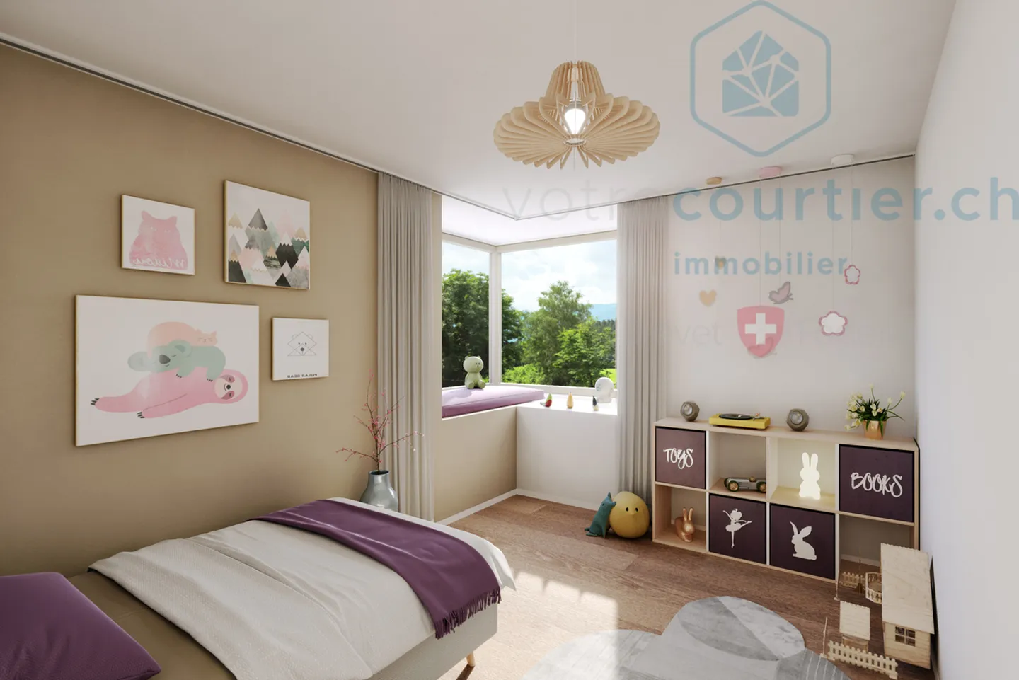 Teilweise Bergsicht vom Garten, neue Villa, Lieferung Ende 2025 - Foto 10 von 13